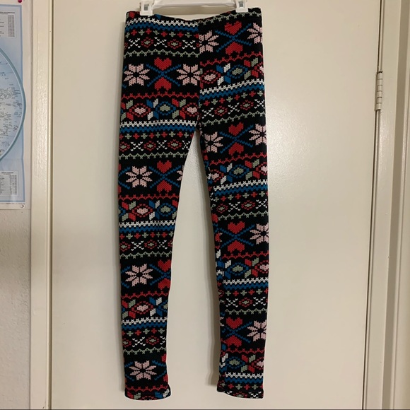 Cozy leggings made of fleece ! Never worned - Picture 2 of 2
